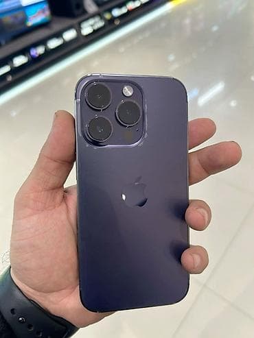 aifon 14: IPhone 14 Pro, Б/у, 256 ГБ, Deep Purple, Коробка, 88 % — 2