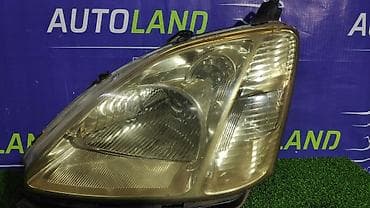 fit 2: Передняя правая фара Honda 2002 г., Б/у, Оригинал, Япония — 2