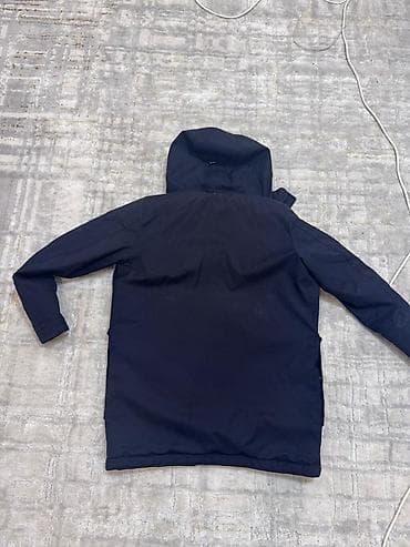 nike tech: Зимняя мужская парка, черного цвета, удлиненного кроя. Особенности: - — 2