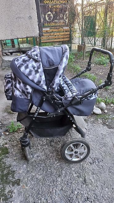 second hend: Продаётся коляска в отличном состоянии, почти не ездили, большие — 3