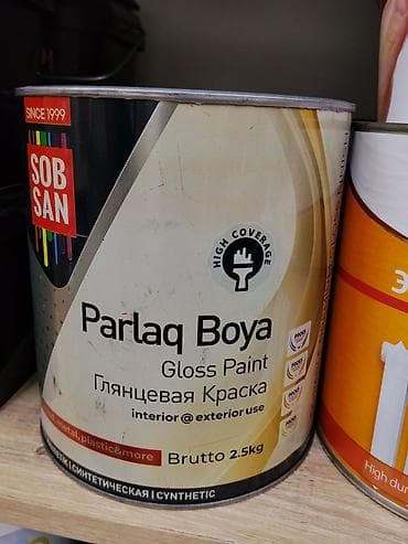 boy: Глянцевая краска SOBSAN Parlaq Boya - Тип: синтетическая глянцевая — 1