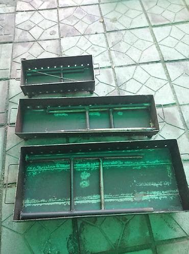 Все для дома и сада: Мангалы размер 90на 40 цена 5000 сом 90на 25 цена 3500 50на 25 цена — 2