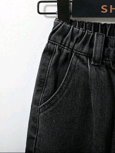 det: Джинсы и брюки, цвет - Серый, Новый — 4