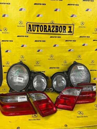 дополнительное освещение на авто: Передние - задние фары на Mercedes Benz w210 состояние отличное Все — 4