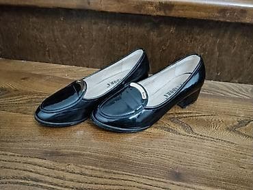 Босоножки, сандалии, шлепанцы: Лоферы, 35.5, Pandora, Б/у, цвет - Черный — 5