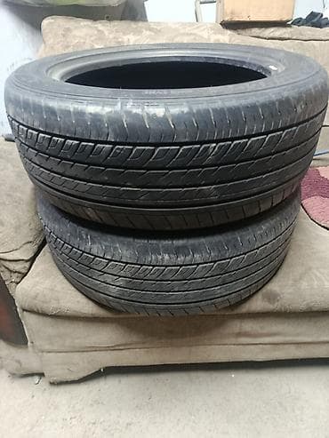 Шины 215 / 55 / R 17, Лето, Б/у, Пара, Легковые, Япония, Dunlop