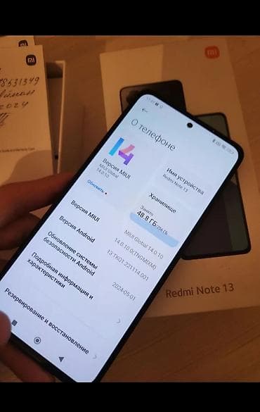 intel core 2 duo: Redmi, Redmi Note 13, Б/у, 256 ГБ, цвет - Черный, 2 SIM — 2