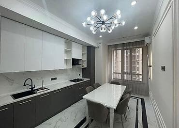 pro group: 3 комнаты, 103 м², Асанбай мкр Элитка, 5 этаж, Дизайнерский ремонт — 1