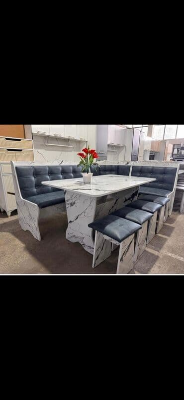 ключи набор: Ашкана үчүн жумшак бурчек, Жаңы, МДФ, түсү - Ак — 1