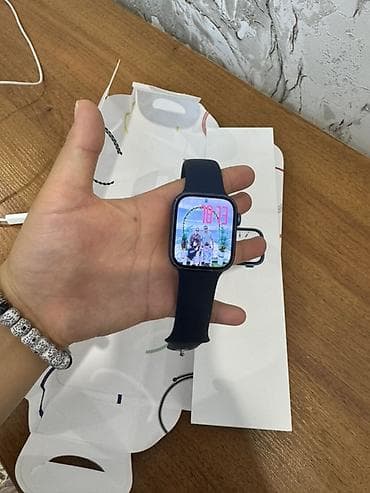 купить чехол pitaka: Apple Watch 7 версия с синим алюминиевым корпусом и синим спортивным — 2
