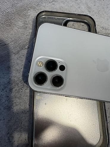 IPhone 12 Pro, Б/у, 128 ГБ, Белый, Чехол, 73 %