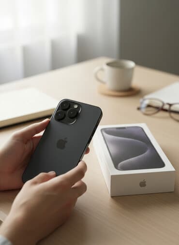 ipod mini: IPhone 15 Pro, Б/у, 128 ГБ, Black Titanium, 86 % — 2