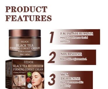 Киреге берилүүчү кийимдер: США Крем укрепляющий с черным чаем и решение 5 проблем кожи — 8