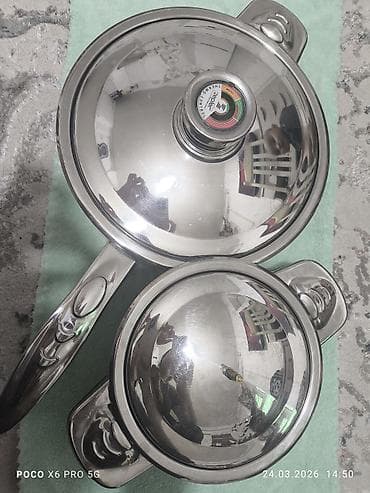 посуда бу: Продается посуды Zepter (Germany), нержавеющая сталь б/у блиница в — 1