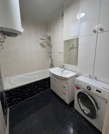 сдаются квартира бишкеке: 3 комнаты, 70 м², 106 серия, 8 этаж, Косметический ремонт — 9