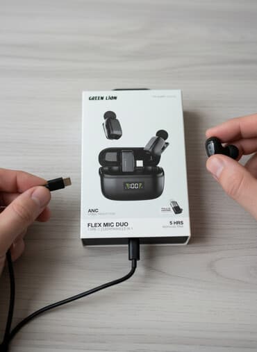 samson микрофон: Green Lion Flex Mic Duo (GL-MIC7) — беспроводной петличный микрофонный — 1