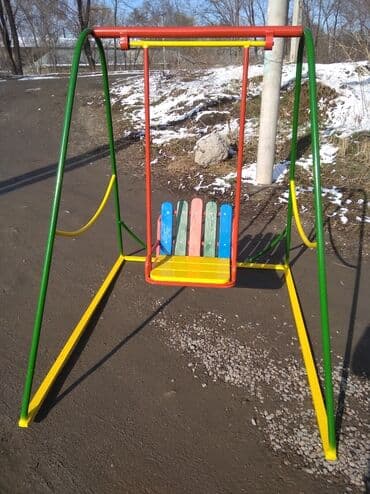 Детская одинарная, передвижная качель! Читайте внимательно!
