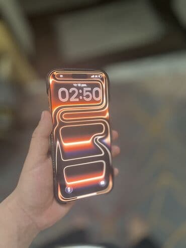 кнопочные сотовые телефоны: IPhone 17 Pro Max, Б/у, 256 ГБ, Оранжевый, 100 % — 1