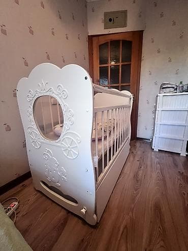 кровать для девочке: Детская односпальная кровать, Для девочки, С матрасом — 3