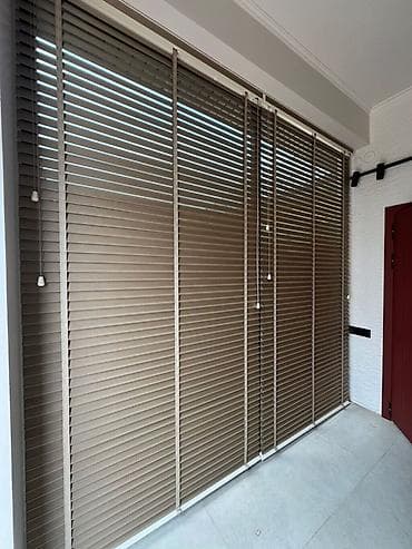 Горизонтальные жалюзи для панорамных окон - Тип: горизонтальные