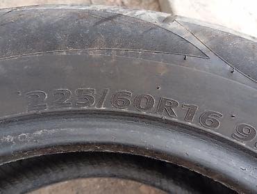 22560 r16: Шины 225 / 60 / R 16, Лето, Б/у, 1 шт, Легковые, Корея, Kumho — 4