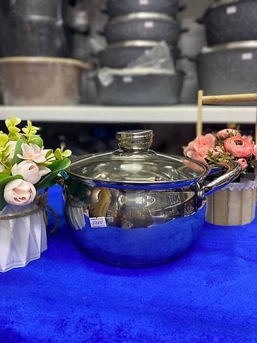 набор нержавеющих кастрюль: Набор кастрюль из нержавеющей стали BSOECH, 8 предметов Продаётся — 3