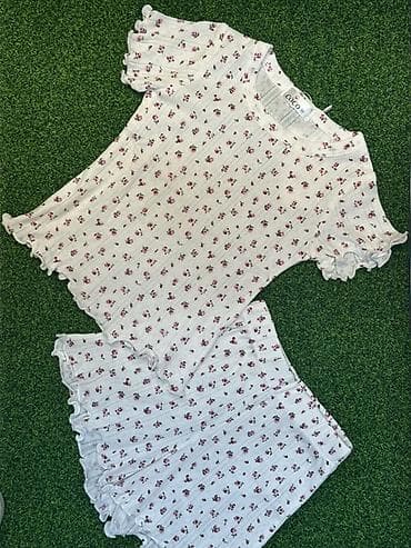 Девочковая двойка 🌸 Ткань;100%хлопок не скатываются Размер;от 3-х до