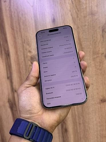 Техника и электроника: Срочно продаю IPhone 16 Pro Max, 256 ГБ в идеальном состоянии телефон — 5