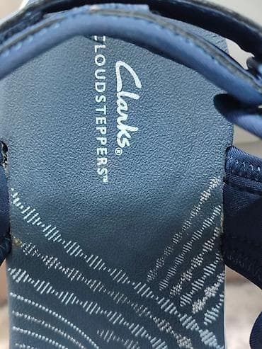 Женская обувь: Босоножки, 40, Clarks, Новый, цвет - Синий, Самовывоз — 3