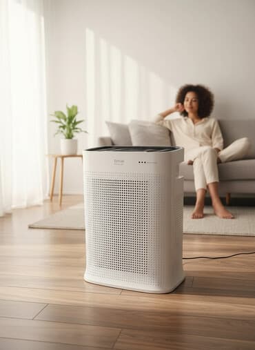 увлажнитель и очиститель воздуха 2 в 1: Воздухоочиститель Напольный, НЕРА — 3