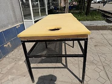 Массажный стол на металлическом каркасе - Прочный каркас из