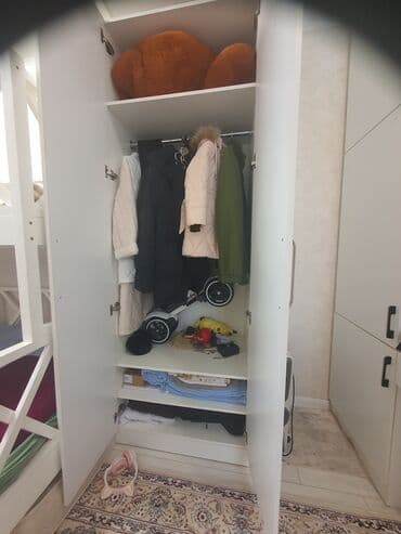 шкаф для балкона: Шкаф-прихожая, Б/у, Без зеркала — 2