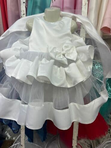 джинсы голубые: Детское платье, цвет - Голубой, Новый — 6