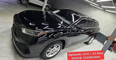 машина нексиа: Toyota Highlander: 2021 г., 3.5 л, Автомат, Бензин, Внедорожник — 1