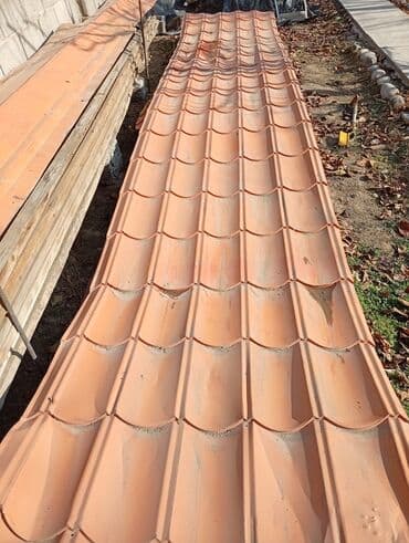 листы метал: Металлочерепица бу длина листа 6м ширина 1,15 толщина 0,45 качество — 1