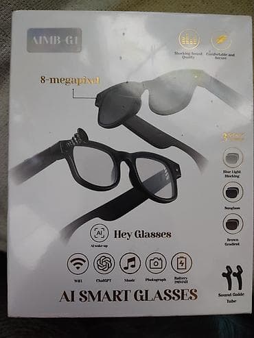 gestalt excalibur: AI SMART GLASSES AIMB-G1 — умные очки с камерой и голосовым — 1