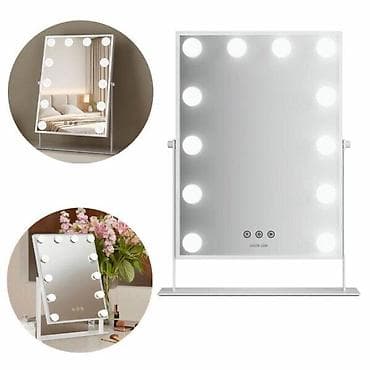led matrix panel: Гримерное зеркало Green Lion Glam Shine Makeup Mirror 12 - Настольное — 1