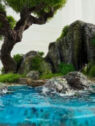 искусственные растения бишкек: Миниатюрная Интерьерная Композиция Декор для дома и офиса «Бонсай» из — 31