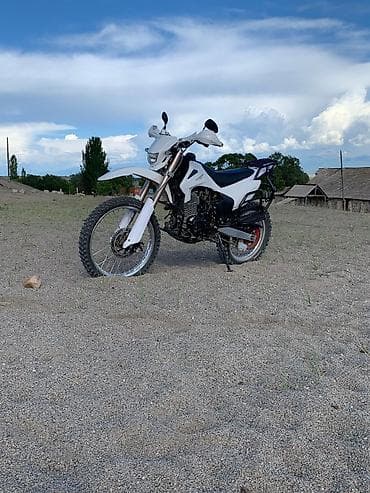 фикс цунами эсемес 100: Эндуро/двухподвесный мотоцикл класса dual-sport, белый цвет. Основные — 1