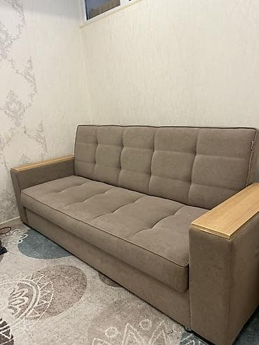 Дом и сад: Прямой раскладной диван-кровать. Делали по заказу Бишкек 📍 - Цвет — 1