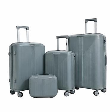 Чемоданы: Чемодан, Материал: Пластик, Большой (более 70 л), Вращающиеся колеса на 360° — 1