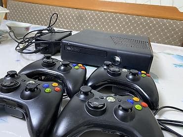 Xbox: Xbox 360 Slim — полный комплект. Что входит: - Консоль Xbox 360 Slim — 2