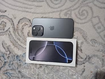 iphone 4: IPhone 16 Pro, 256 ГБ, Black Titanium, Коробка, 100 % — 2