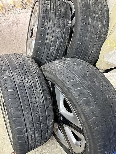 Транспорт: Колеса в сборе 215 / 55 / R 17, Лето, Б/у, Комплект, Легковые, Литые, отверстий - 5 — 2