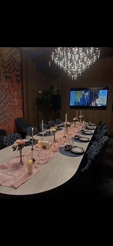 оформление залов: Праздничное оформление стола и декор мероприятий от - — 6