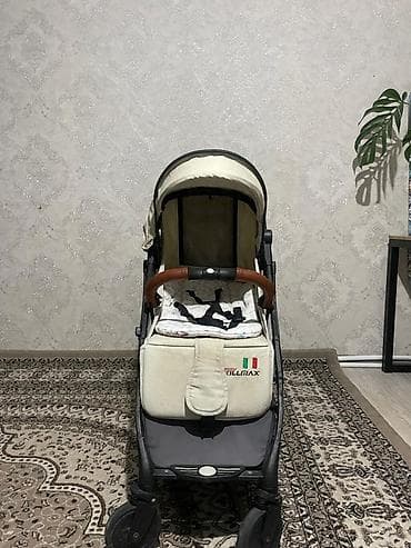 Детский транспорт: Прогулочная коляска Innig baby б/у цвета хаки купили пол года назад за — 8