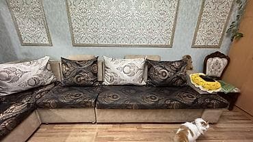 старый уголок: Угловой диван, Раскладной — 2