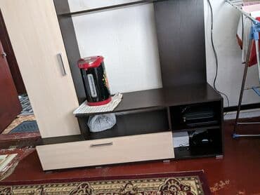 Гарнитур для зала, Б/у, Шкаф, Дерево, Платная доставка, Самовывоз