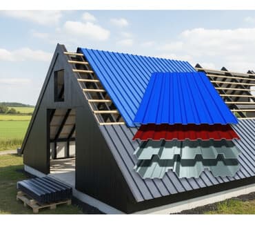 Профнастил металлический для кровли и стен. - Профилированные листы