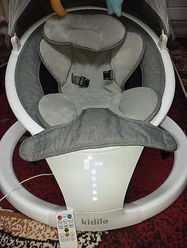 Автокреслолор: Продаётся детский шезлонг. Электрический на пульте управления с — 4